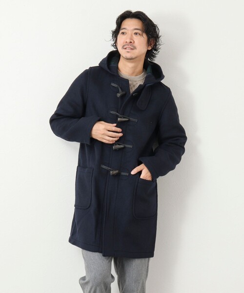 LONDON TRADITION（ロンドントラディション）の「【LONDON TRADITION/ ロンドン トラディション】MARTIN SLIM LONG スリムロング ダッフルコート（ダッフルコート・メンズ・ネイビー/オリーブ/ブラック・42/40/38）」の13枚目の写真
