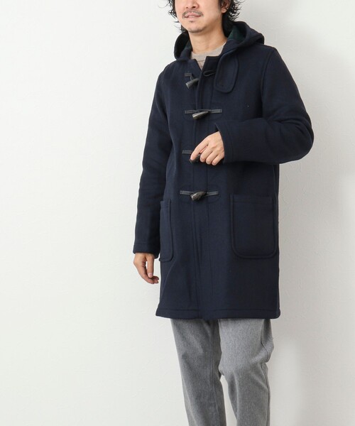 LONDON TRADITION（ロンドントラディション）の「【LONDON TRADITION/ ロンドン トラディション】MARTIN SLIM LONG スリムロング ダッフルコート（ダッフルコート・メンズ・ネイビー/オリーブ/ブラック・42/40/38）」の15枚目の写真