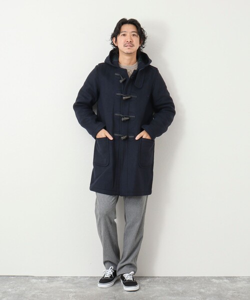 LONDON TRADITION（ロンドントラディション）の「【LONDON TRADITION/ ロンドン トラディション】MARTIN SLIM LONG スリムロング ダッフルコート（ダッフルコート・メンズ・ネイビー/オリーブ/ブラック・42/40/38）」の16枚目の写真