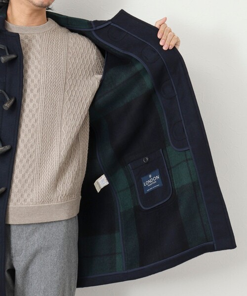 LONDON TRADITION（ロンドントラディション）の「【LONDON TRADITION/ ロンドン トラディション】MARTIN SLIM LONG スリムロング ダッフルコート（ダッフルコート・メンズ・ネイビー/オリーブ/ブラック・42/40/38）」の17枚目の写真