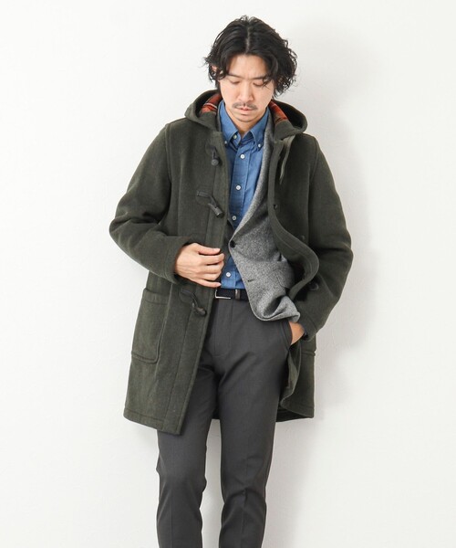 LONDON TRADITION（ロンドントラディション）の「【LONDON TRADITION/ ロンドン トラディション】MARTIN SLIM LONG スリムロング ダッフルコート（ダッフルコート・メンズ・ネイビー/オリーブ/ブラック・42/40/38）」の21枚目の写真