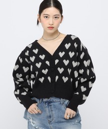 3.3 Field Trip  | 3.3 Field Trip／ハートパターンカーディガン 2995688(カーディガン/ボレロ)