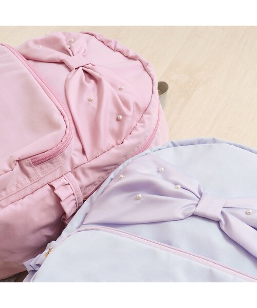 apres les cours（アプレレクール）の「リボンフリルリュック（バックパック/リュック・キッズ・ピンク/ラベンダー・SMALL/MEDIUM）」の7枚目の写真