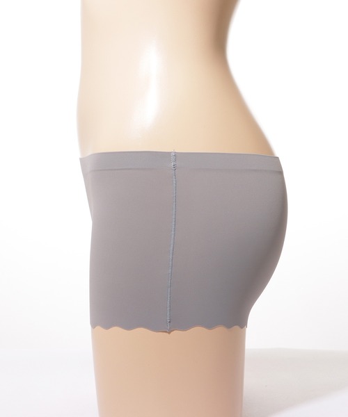 Lace Ladies（レースレディース）の「【6枚セット】シームレス スカラップ裾 ボクサー ショーツ（ショーツ・レディース・ブラック/マルチ/ベージュ・L/M/XL）」の14枚目の写真