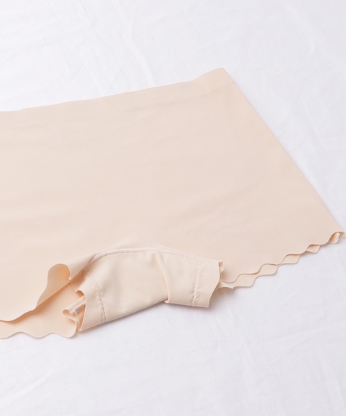 Lace Ladies（レースレディース）の「【6枚セット】シームレス スカラップ裾 ボクサー ショーツ（ショーツ・レディース・ブラック/マルチ/ベージュ・L/M/XL）」の18枚目の写真
