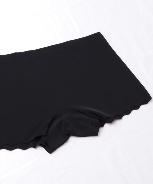 Lace Ladies（レースレディース）の「【6枚セット】シームレス スカラップ裾 ボクサー ショーツ（ショーツ・レディース・ブラック/マルチ/ベージュ・L/M/XL）」の20枚目の写真