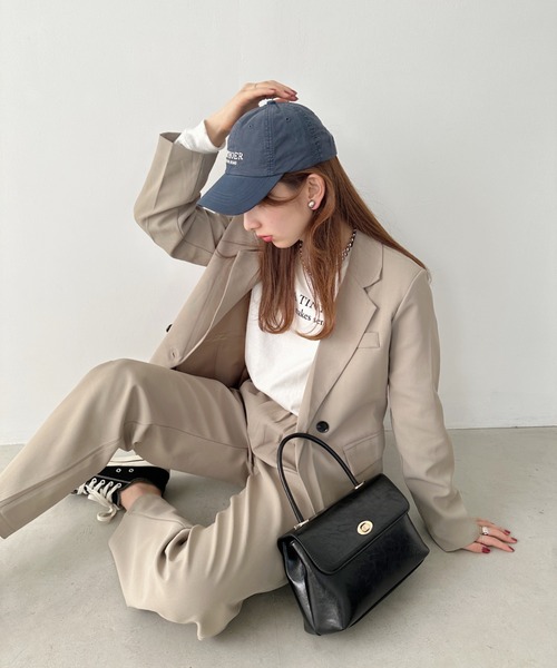un+frame（アンフレーム）の「2way vintage leather shoulder bag／2WAYスクエアヴィンテージPUショルダーバッグ（ショルダーバッグ・レディース・ダークブラウン/ブラック/ブラウン・FREE）」の22枚目の写真