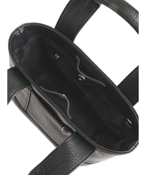 EMODA（エモダ）の「ストラップミニトートバッグ（ハンドバッグ・レディース・ブラック/シルバー・FREE）」の14枚目の写真