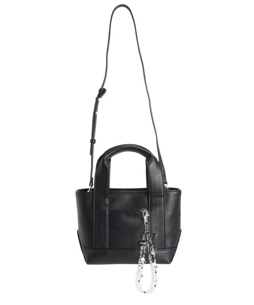 EMODA（エモダ）の「ストラップミニトートバッグ（ハンドバッグ・レディース・ブラック/シルバー・FREE）」の17枚目の写真