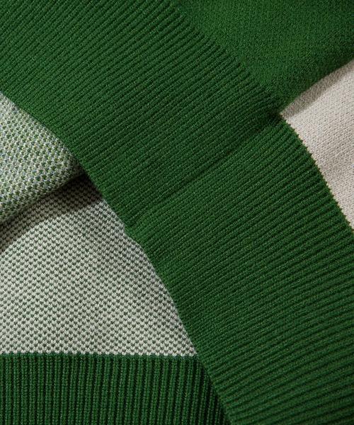 HOOK（フック）の「HOOK -original- かわいいネコとひまわりニットベスト（ベスト・メンズ・グリーン/ブラウン・M/L/XL）」の15枚目の写真