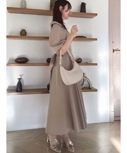 dazzlin（ダズリン）の「カシュクールバックリボンシャツワンピース