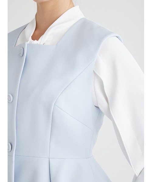 CELFORD（セルフォード）の「タックデザインペプラムセットアップ  