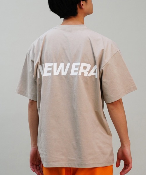 NEW ERA(ニューエラ)の「NEW ERA/ニューエラ 半袖Tシャツ 水陸両用 バックプリント 吸汗速乾 UVケア 14109969/14109970/14334752(Tシャツ/カットソー・メンズ・ブラック/ホワイト/ベージュ・M/L/XL/2XL)」の3枚目の写真