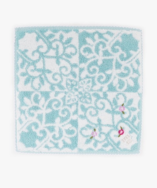 ANNA SUI(アナスイ)の「ローズガーデン タオルハンカチ(ハンカチ/ハンドタオル・レディース・ブラック/パープル/ブルー・FREE)」の5枚目の写真