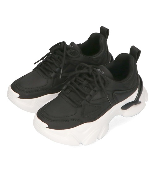 ORiental TRaffic】 Thick Sole Ribbon Lace-up Shoes 3
