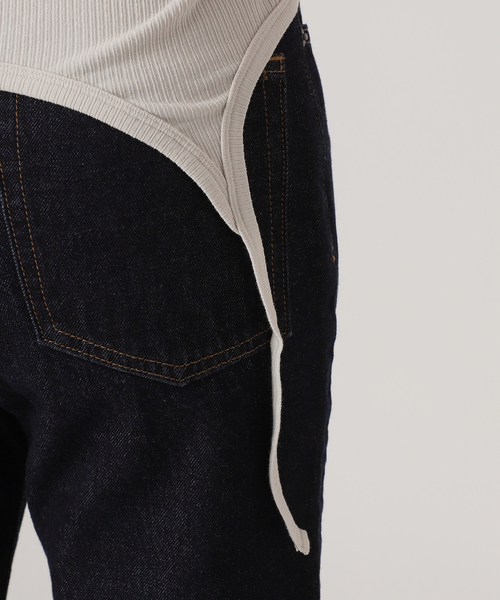 SLOBE IENA（スローブイエナ）の「強撚フライスガーターデザインタンク（タンクトップ・レディース・グレー/ホワイト・FREE）」の22枚目の写真