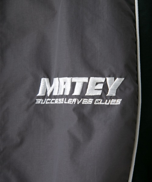 UNIIT（ユニット）の「オーバーサイズ　ナイロントラックジャケット（ナイロンジャケット・メンズ・ネイビー/チャコールグレー/ブラック・MEDIUM/LARGE）」の12枚目の写真