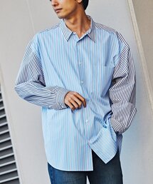 EDIFICE | 【THOMAS MASON / トーマスメイソン】オーバーサイズ レギュラー シャツ パネル(シャツ/ブラウス)