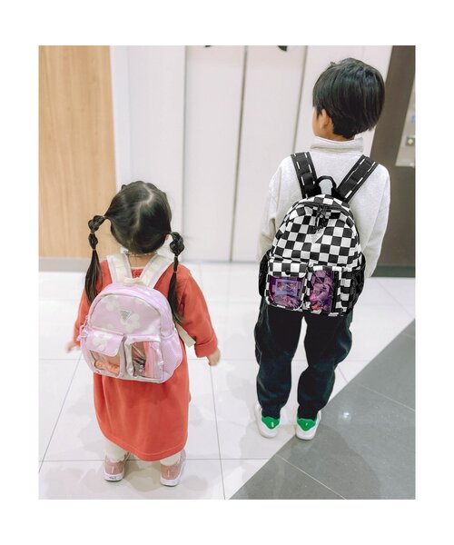 セール】窓付き総柄リュック（バックパック/リュック）｜BREEZE