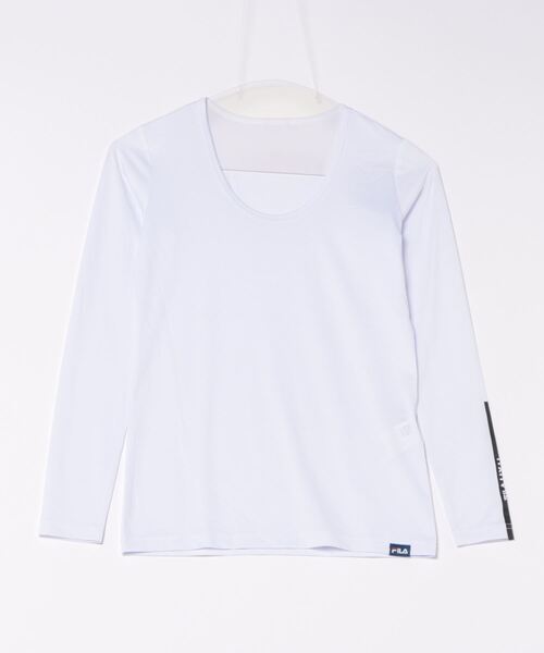 FILA GOLF(フィラゴルフ )の「【FILA GOLF/フィラゴルフ】レディースノースリーブシャツ+インナーセット ゴルフ(シャツ/ブラウス・レディース・ブラック/ホワイト・MEDIUM/LARGE/X-LARGE/SMALL)」の22枚目の写真