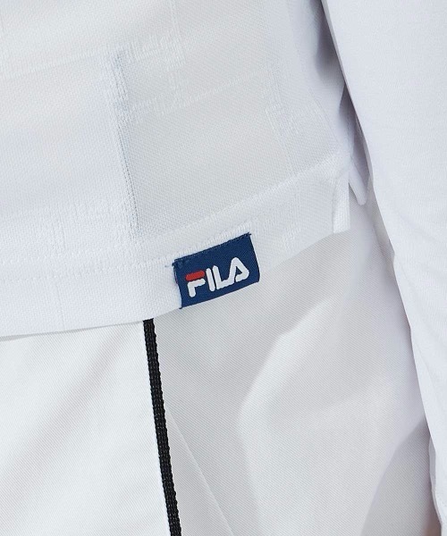 FILA GOLF(フィラゴルフ )の「【FILA GOLF/フィラゴルフ】レディースノースリーブシャツ+インナーセット ゴルフ(シャツ/ブラウス・レディース・ブラック/ホワイト・MEDIUM/LARGE/X-LARGE/SMALL)」の5枚目の写真
