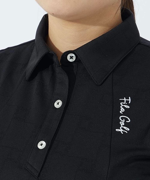 FILA GOLF(フィラゴルフ )の「【FILA GOLF/フィラゴルフ】レディースノースリーブシャツ+インナーセット ゴルフ(シャツ/ブラウス・レディース・ブラック/ホワイト・MEDIUM/LARGE/X-LARGE/SMALL)」の14枚目の写真