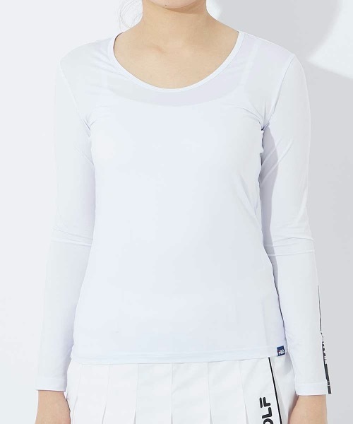 FILA GOLF(フィラゴルフ )の「【FILA GOLF/フィラゴルフ】レディースノースリーブシャツ+インナーセット ゴルフ(シャツ/ブラウス・レディース・ブラック/ホワイト・MEDIUM/LARGE/X-LARGE/SMALL)」の16枚目の写真