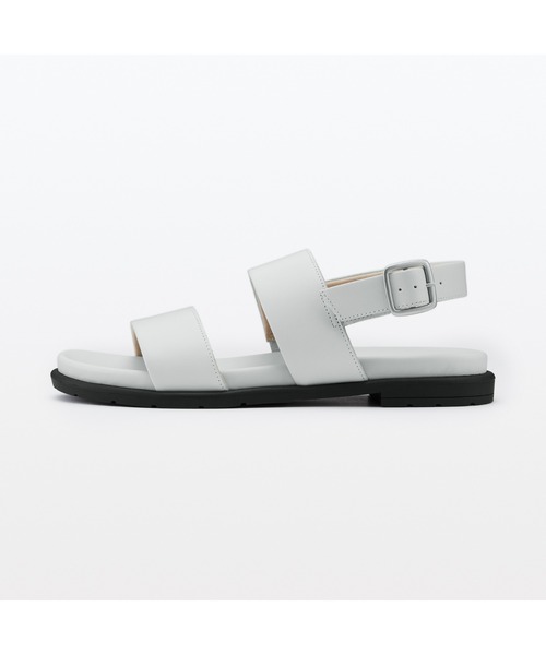 無印良品（ムジルシリョウヒン）の「婦人　レザーサンダル（サンダル・レディース・ブラック/オフホワイト・XS/M/S）」の8枚目の写真