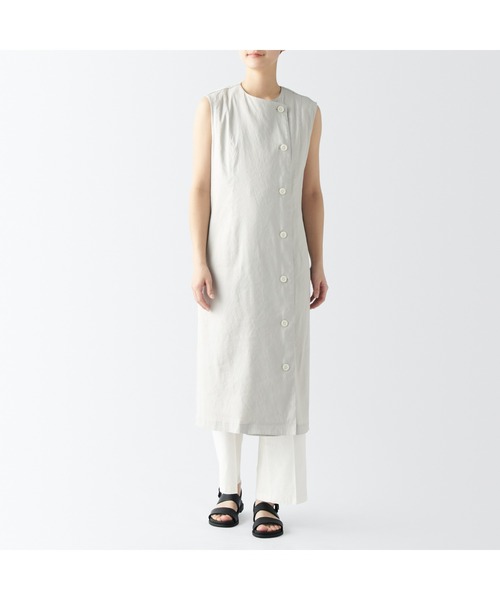 無印良品（ムジルシリョウヒン）の「婦人　レザーサンダル（サンダル・レディース・ブラック/オフホワイト・XS/M/S）」の13枚目の写真