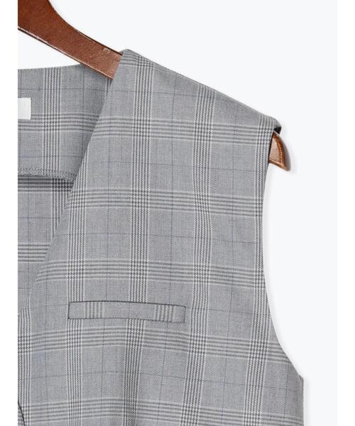 Te chichi TERRASSE（テチチテラス）の「【セットアップ可】ショートジレ（ベスト・レディース・ベージュ/グレー/チャコールグレー・F）」の7枚目の写真