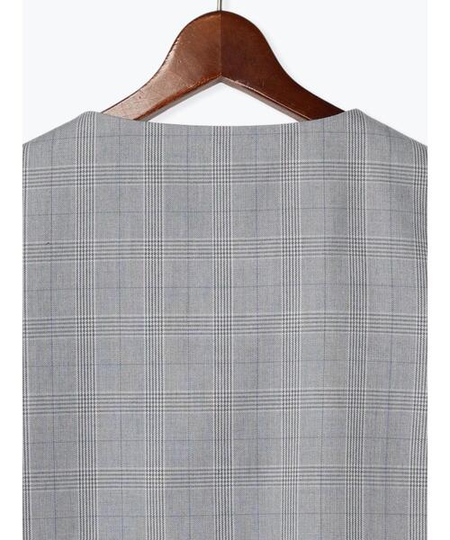 Te chichi TERRASSE（テチチテラス）の「【セットアップ可】ショートジレ（ベスト・レディース・ベージュ/グレー/チャコールグレー・F）」の5枚目の写真