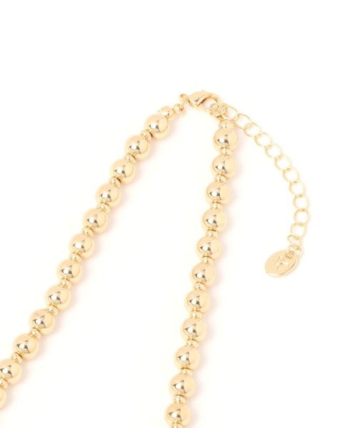 studio CLIP(スタディオクリップ)の「メタル変形ボールネックレス(ネックレス・レディース・その他1/その他2・FREE)」の3枚目の写真