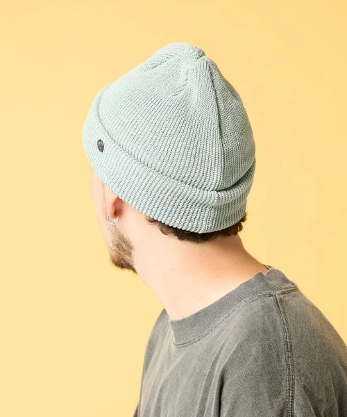 CPH（シーピーエイチ）の「CPH/シーピーエイチ/Cuff knit cap/Straw yarn/87-81（ニットキャップ/ビーニー・メンズ・ブラック/ブルー/イエロー/ベージュ・F）」の13枚目の写真