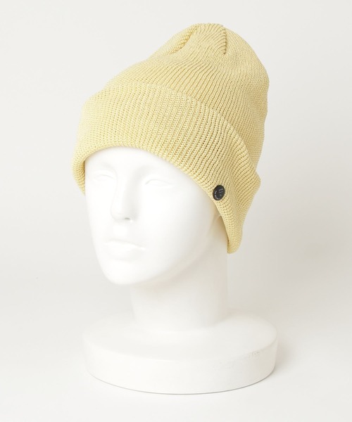 CPH（シーピーエイチ）の「CPH/シーピーエイチ/Cuff knit cap/Straw yarn/87-81（ニットキャップ/ビーニー・メンズ・ブラック/ブルー/イエロー/ベージュ・F）」の11枚目の写真