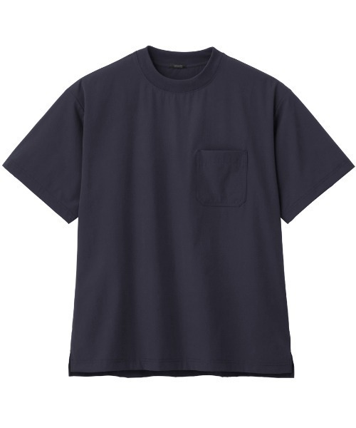 BODY WILD(ボディーワイルド)の「BODY WILD/ボディワイルド 半袖プルオーバー 2WAYナイロン(Tシャツ/カットソー・メンズ・ダークネイビー/ベージュ系その他/ダークカーキ/ブラック・MEDIUM/LARGE)」の4枚目の写真