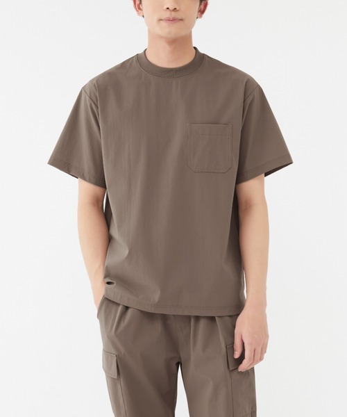 BODY WILD(ボディーワイルド)の「BODY WILD/ボディワイルド 半袖プルオーバー 2WAYナイロン(Tシャツ/カットソー・メンズ・ダークネイビー/ベージュ系その他/ダークカーキ/ブラック・MEDIUM/LARGE)」の11枚目の写真