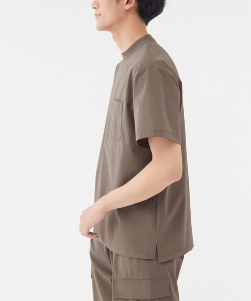BODY WILD(ボディーワイルド)の「BODY WILD/ボディワイルド 半袖プルオーバー 2WAYナイロン(Tシャツ/カットソー・メンズ・ダークネイビー/ベージュ系その他/ダークカーキ/ブラック・MEDIUM/LARGE)」の12枚目の写真
