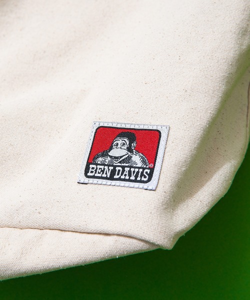 BEN DAVIS（ベンデイビス）の「【BEN DAVIS/ベンデイヴィス】【通学・マザーズバッグに】BIGショルダー A4・PC収納◎ 軽い背負い心地 厚手キャンバス ユニセックス（バックパック/リュック・メンズ・オフホワイト/ブラック/カーキ/キャメル・FREE）」の7枚目の写真