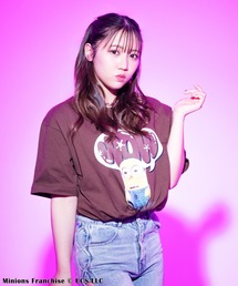 SPIRALGIRL（スパイラルガール）の「【Minion/ミニオン/デイブ】3DアートTシャツ（Tシャツ/カットソー）」