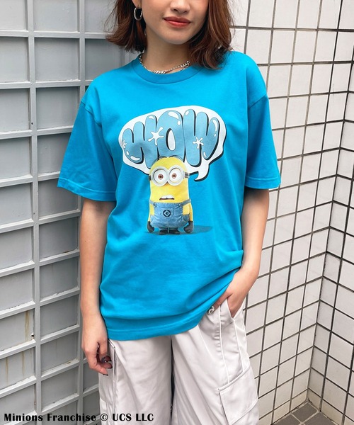 セール】【Minion/ミニオン/デイブ】3DアートTシャツ（Tシャツ