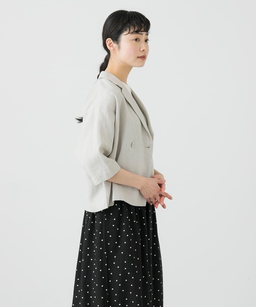 かぐれ（カグレ）の「ハーフスリーブダブルジャケット（その他アウター