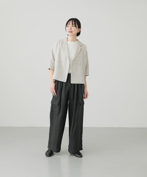 かぐれ（カグレ）の「ハーフスリーブダブルジャケット（その他アウター