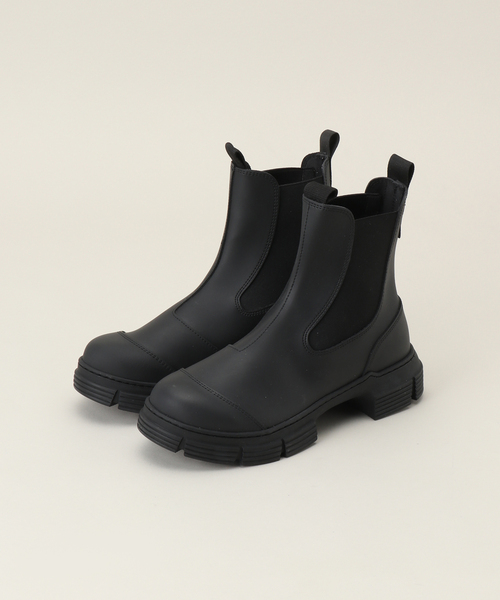 U by SPICK&SPAN(ユーバイスピックアンドスパン)の「【GANNI / ガニー】 Recycled Rubber City Boot(ブーツ・レディース・ブラック・38/37/36)」の6枚目の写真