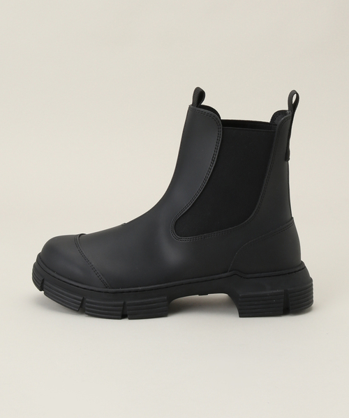 U by SPICK&SPAN(ユーバイスピックアンドスパン)の「【GANNI / ガニー】 Recycled Rubber City Boot(ブーツ・レディース・ブラック・38/37/36)」の7枚目の写真
