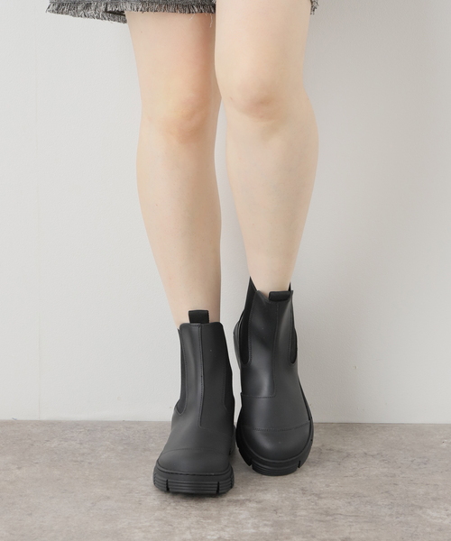 U by SPICK&SPAN(ユーバイスピックアンドスパン)の「【GANNI / ガニー】 Recycled Rubber City Boot(ブーツ・レディース・ブラック・38/37/36)」の20枚目の写真