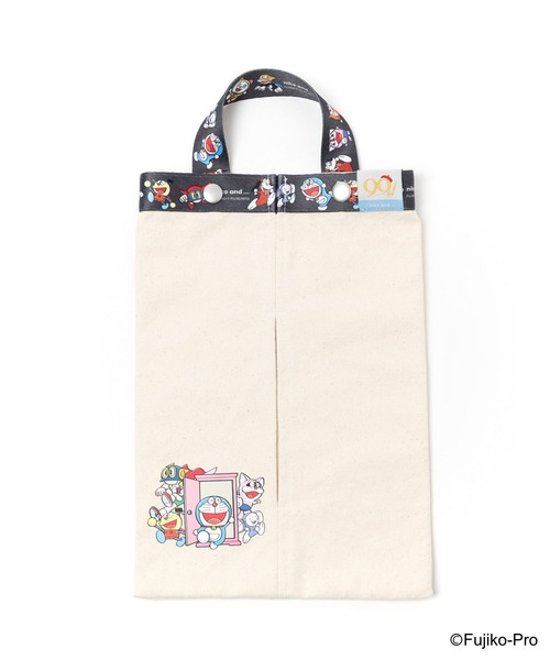 niko and...（ニコアンド）の「【藤子・F・不二雄】ティッシュケース（インテリア雑貨・レディース・チャコール/オフホワイト・0）」の2枚目の写真