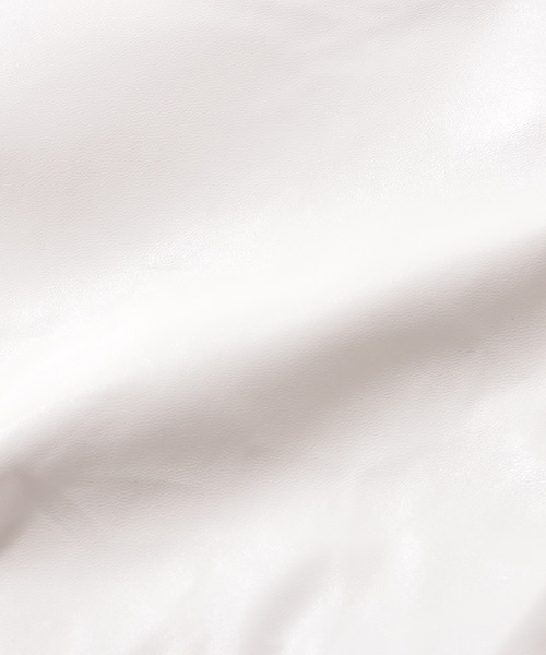 Lace Ladies（レースレディース）の「レザー調 ハートネック コンパクト カップ付き キャミソール（キャミソール・レディース・ホワイト/ブラック/ブラウン・FREE）」の7枚目の写真