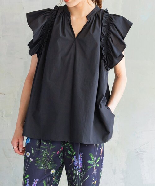 Spick & Span（スピックアンドスパン）の「フレアスリーブスキッパーブラウス（シャツ/ブラウス・レディース・ブラック/ホワイト/その他11・FREE）」の20枚目の写真