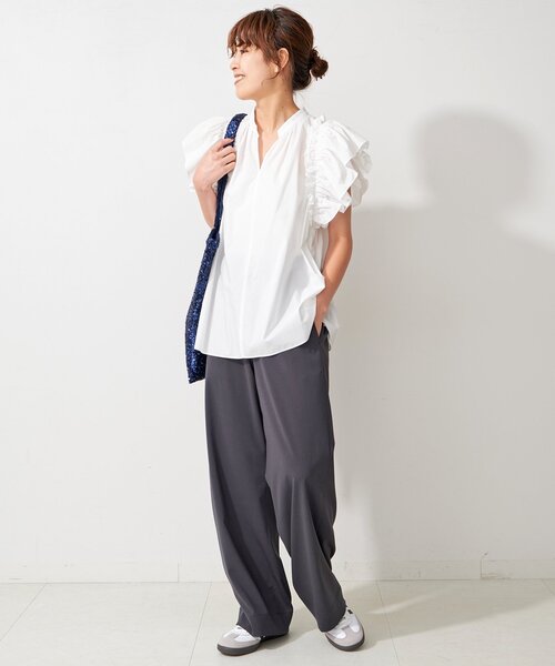 Spick & Span（スピックアンドスパン）の「フレアスリーブスキッパーブラウス（シャツ/ブラウス・レディース・ブラック/ホワイト/その他11・FREE）」の22枚目の写真