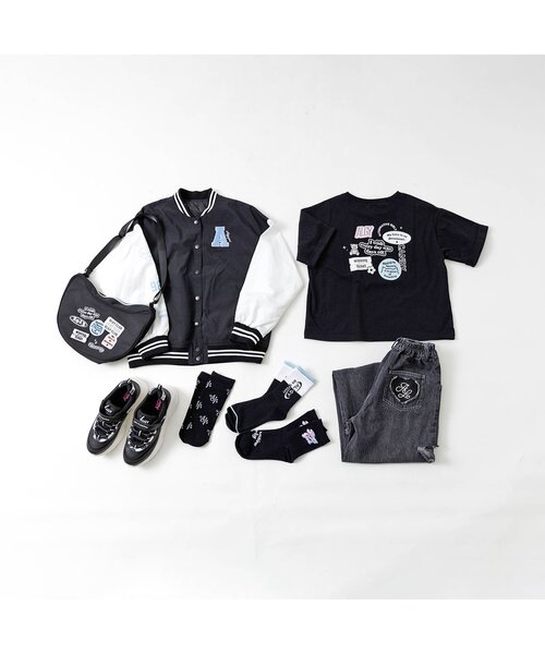 algy(アルジー)の「バイカラークルーソックス(ソックス/靴下・キッズ・グリーン/ブラック/ブルー・21/24)」の5枚目の写真